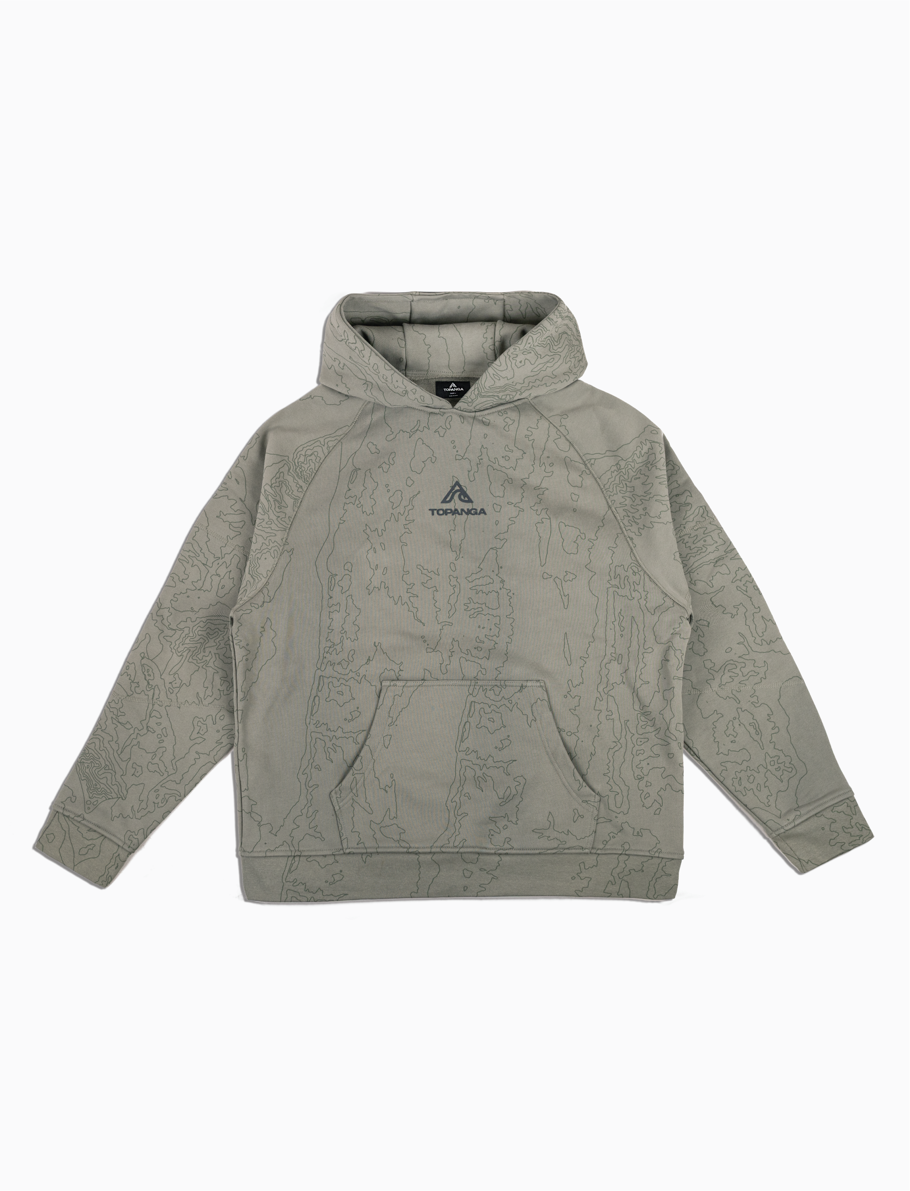 Heavyweight Topography Hoodie [Green] – TOPANGA