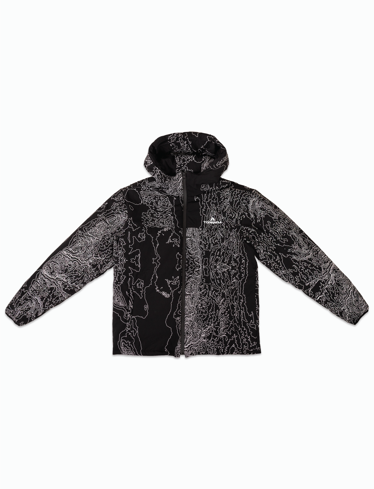 ALPINE ZIP UP [BLACK TOPO]