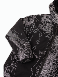 ALPINE ZIP UP [BLACK TOPO]