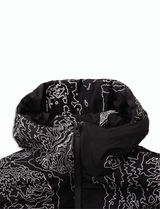 ALPINE ZIP UP [BLACK TOPO]