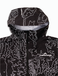 ALPINE SHELL JACKET [BLACK TOPO]
