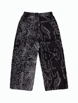 BAGGY SNOW PANTS [BLACK TOPO]