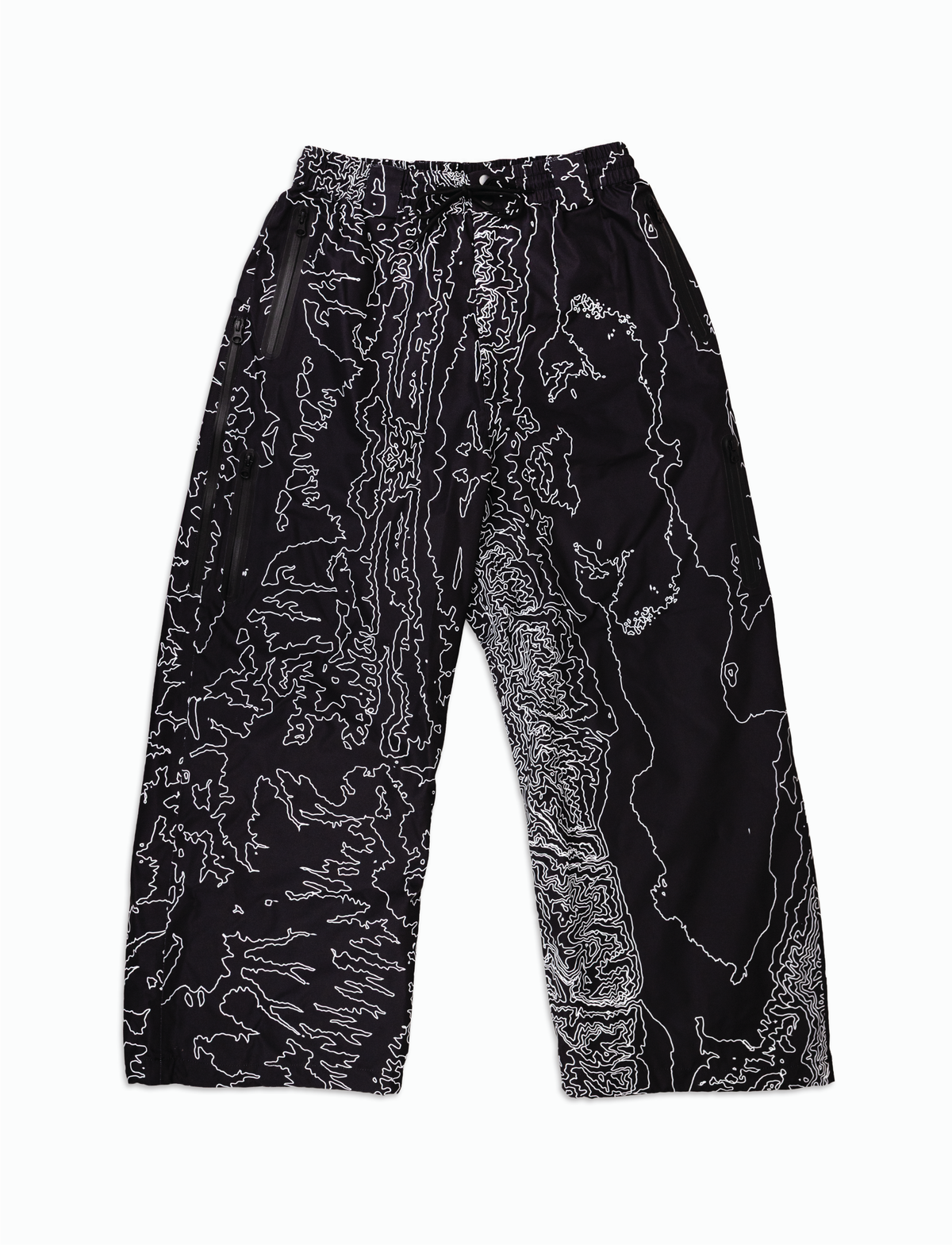 BAGGY SNOW PANTS [BLACK TOPO]