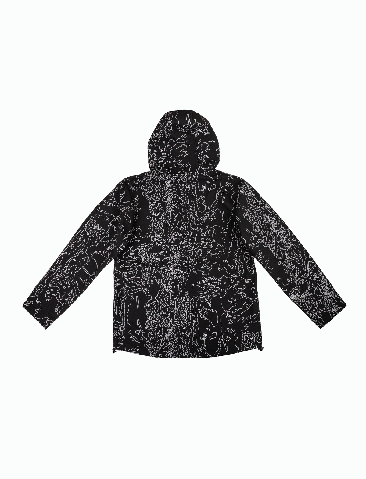 SNOW HOODIE [BLACK TOPO]