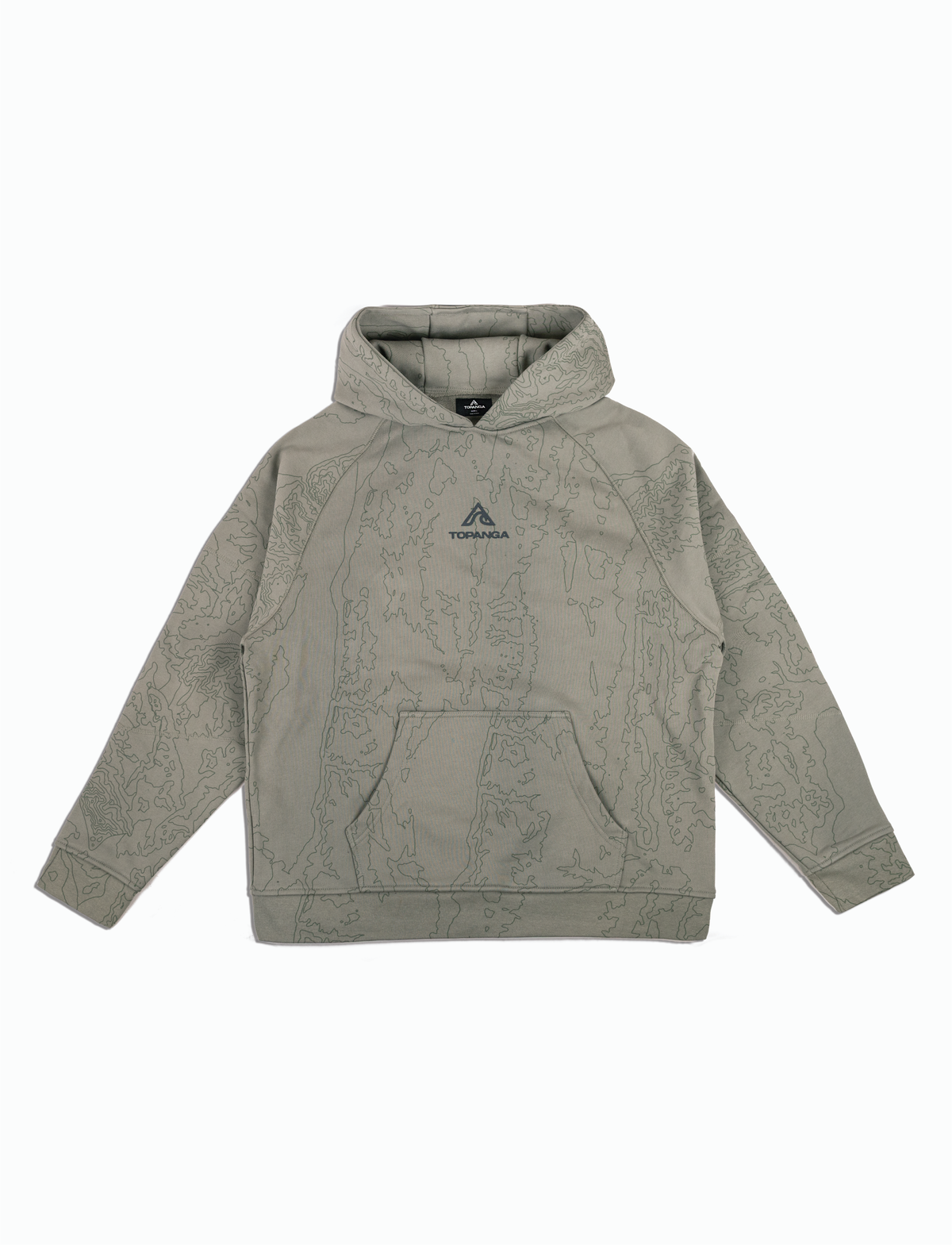 HEAVYWEIGHT TOPOGRAPHY HOODIE [GREEN]