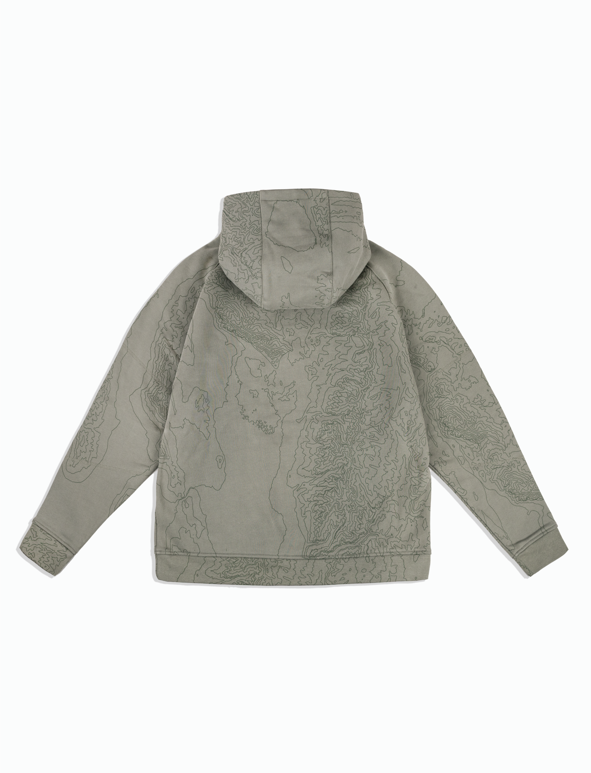 HEAVYWEIGHT TOPOGRAPHY HOODIE [GREEN]