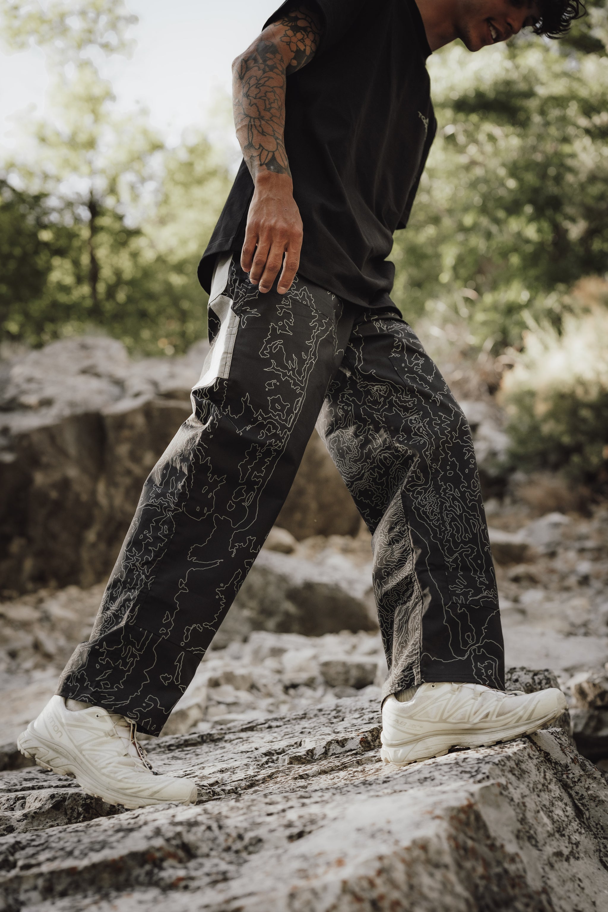Topography Escape Pant - Black (PREORDER)