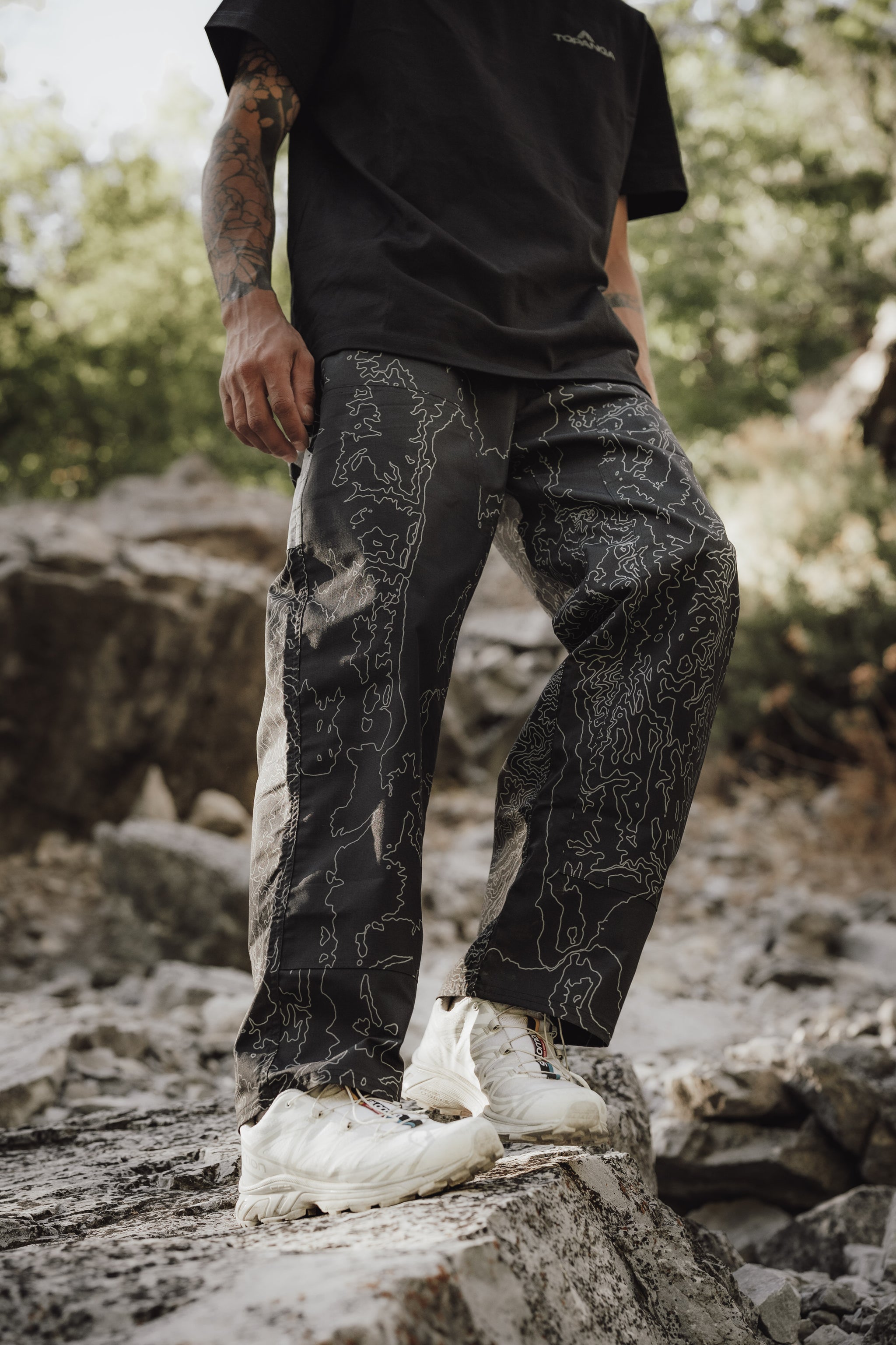 Topography Escape Pant - Black (PREORDER)