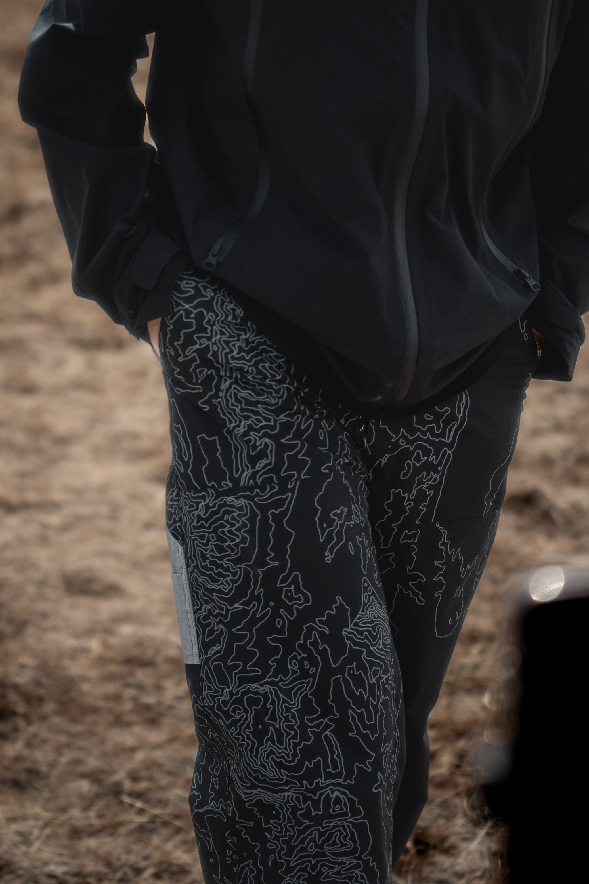 Topography Escape Pant - Black (PREORDER)