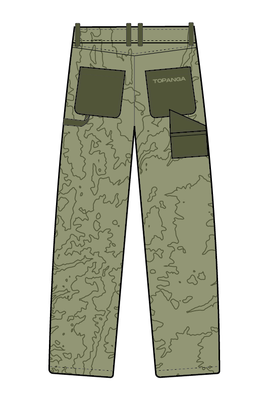 Topography Escape Pant - Green (PREORDER)