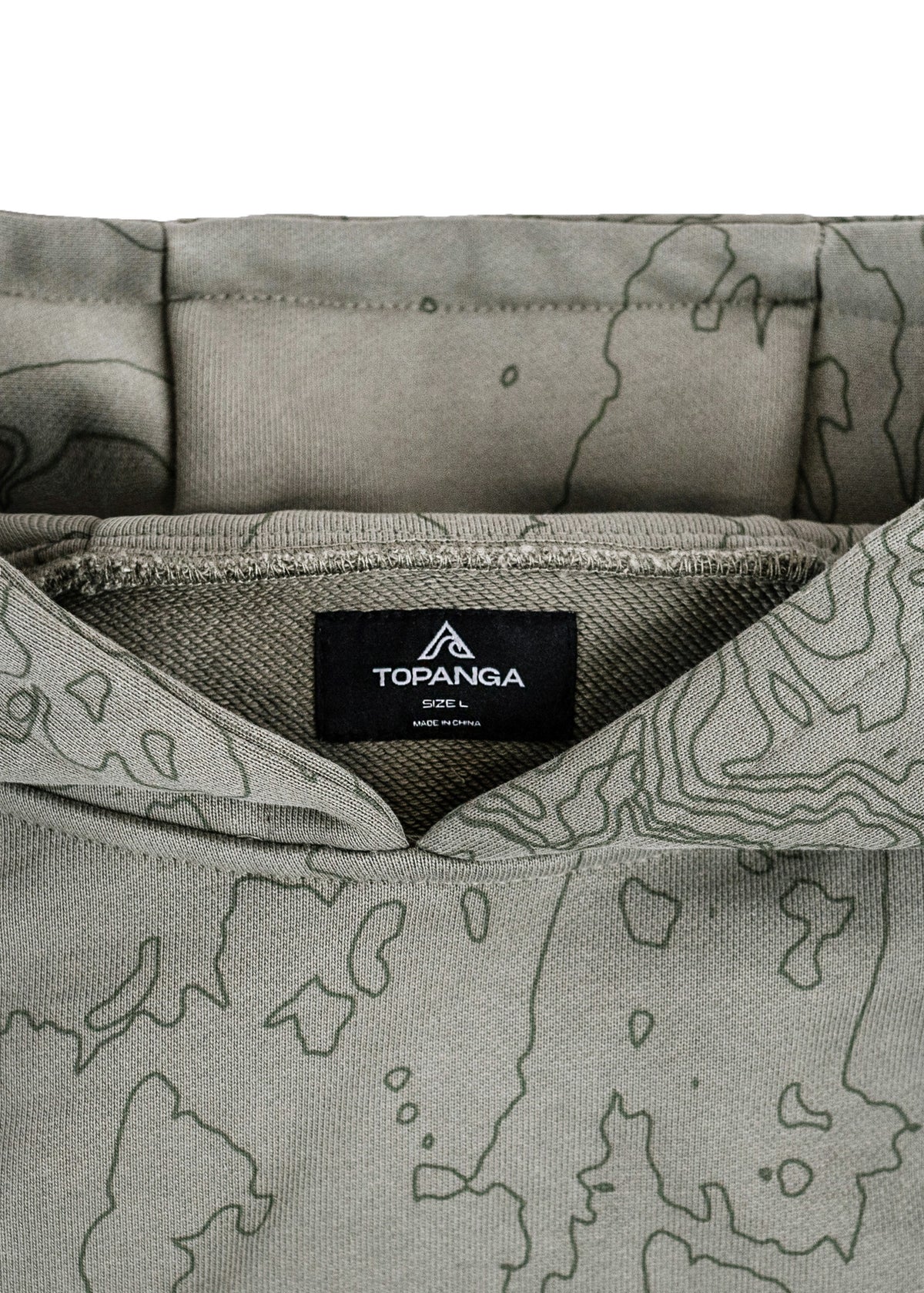 HEAVYWEIGHT TOPOGRAPHY HOODIE [GREEN]