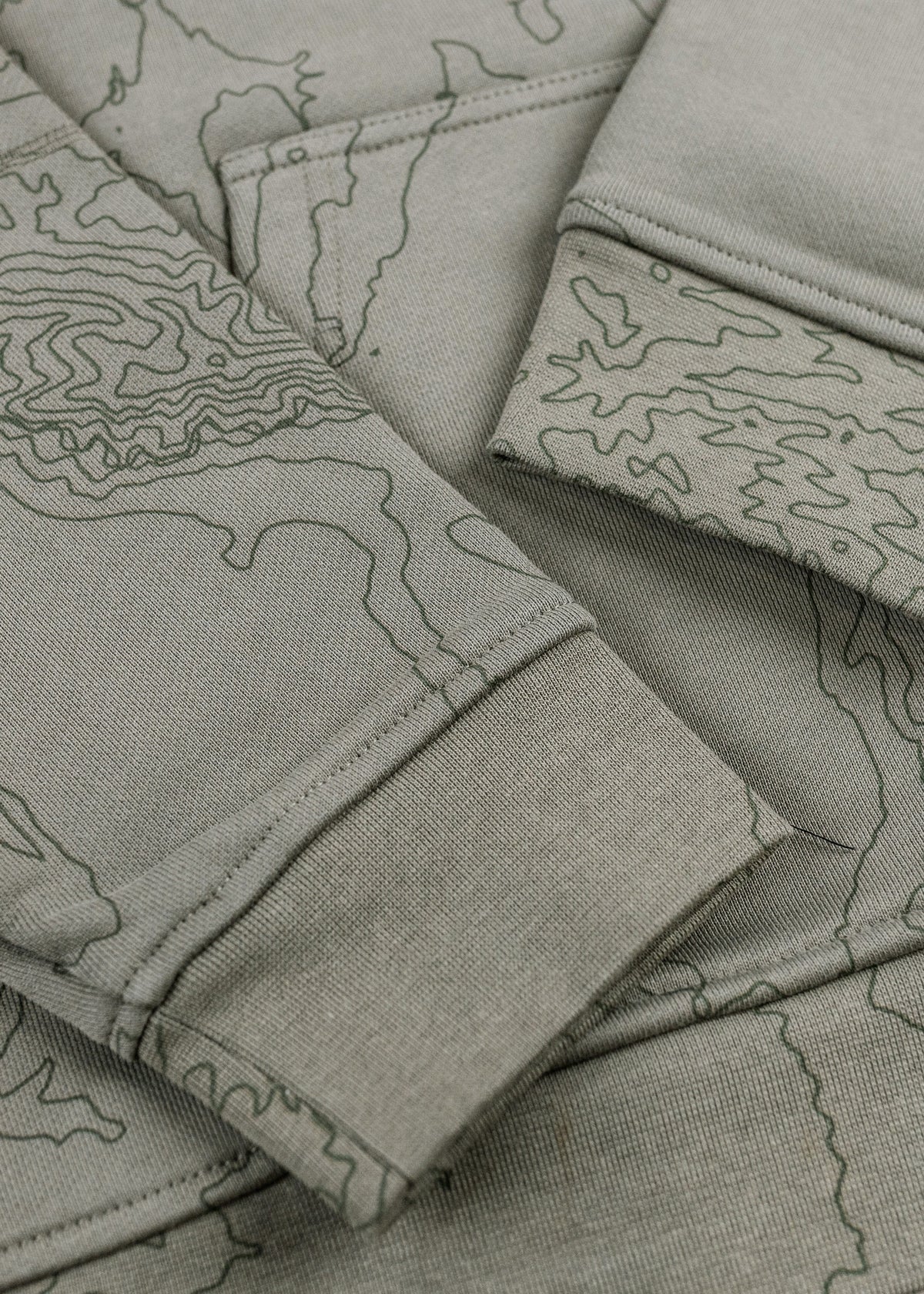 HEAVYWEIGHT TOPOGRAPHY HOODIE [GREEN]