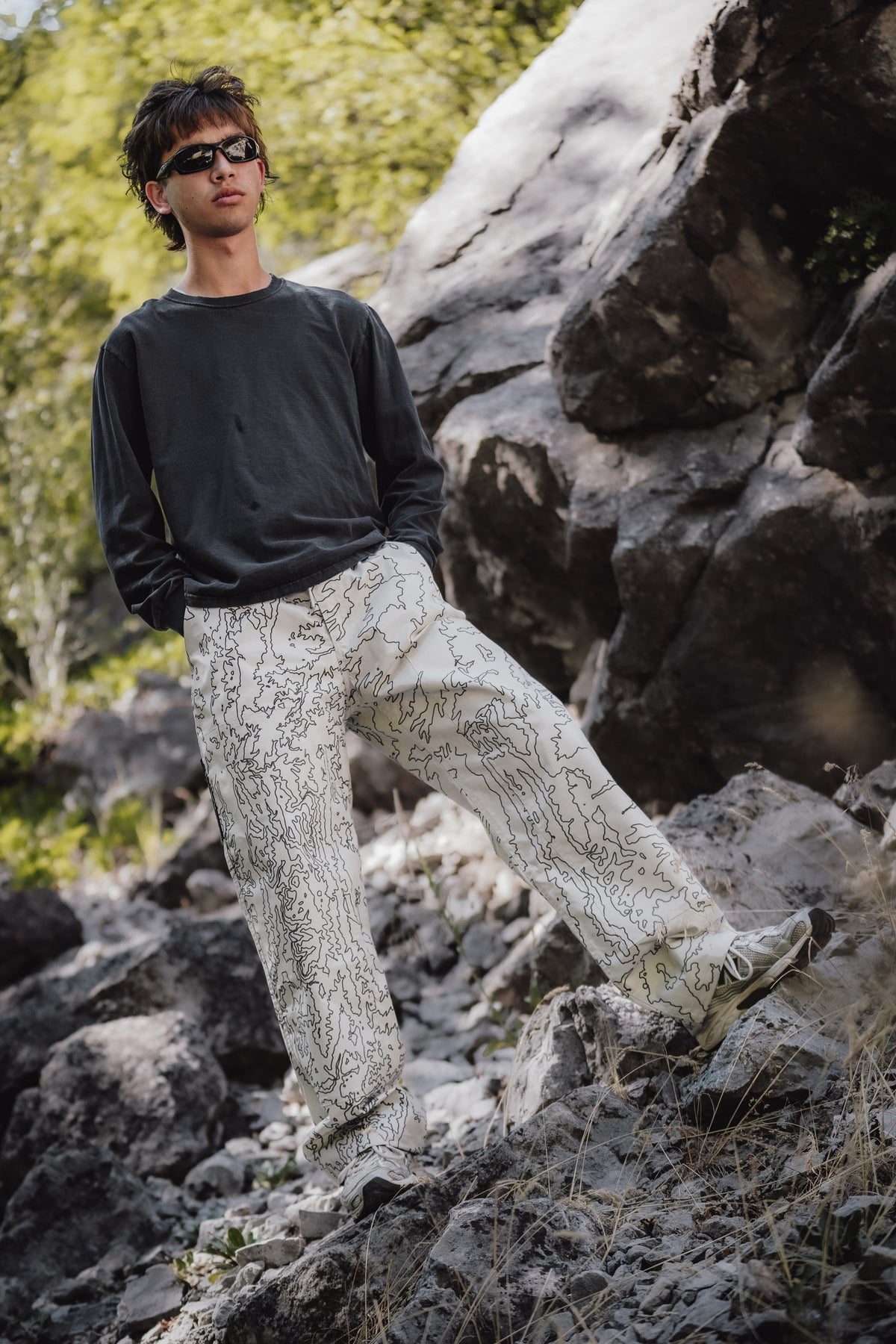 TOPOGRAPHY ESCAPE PANT [GRAY]