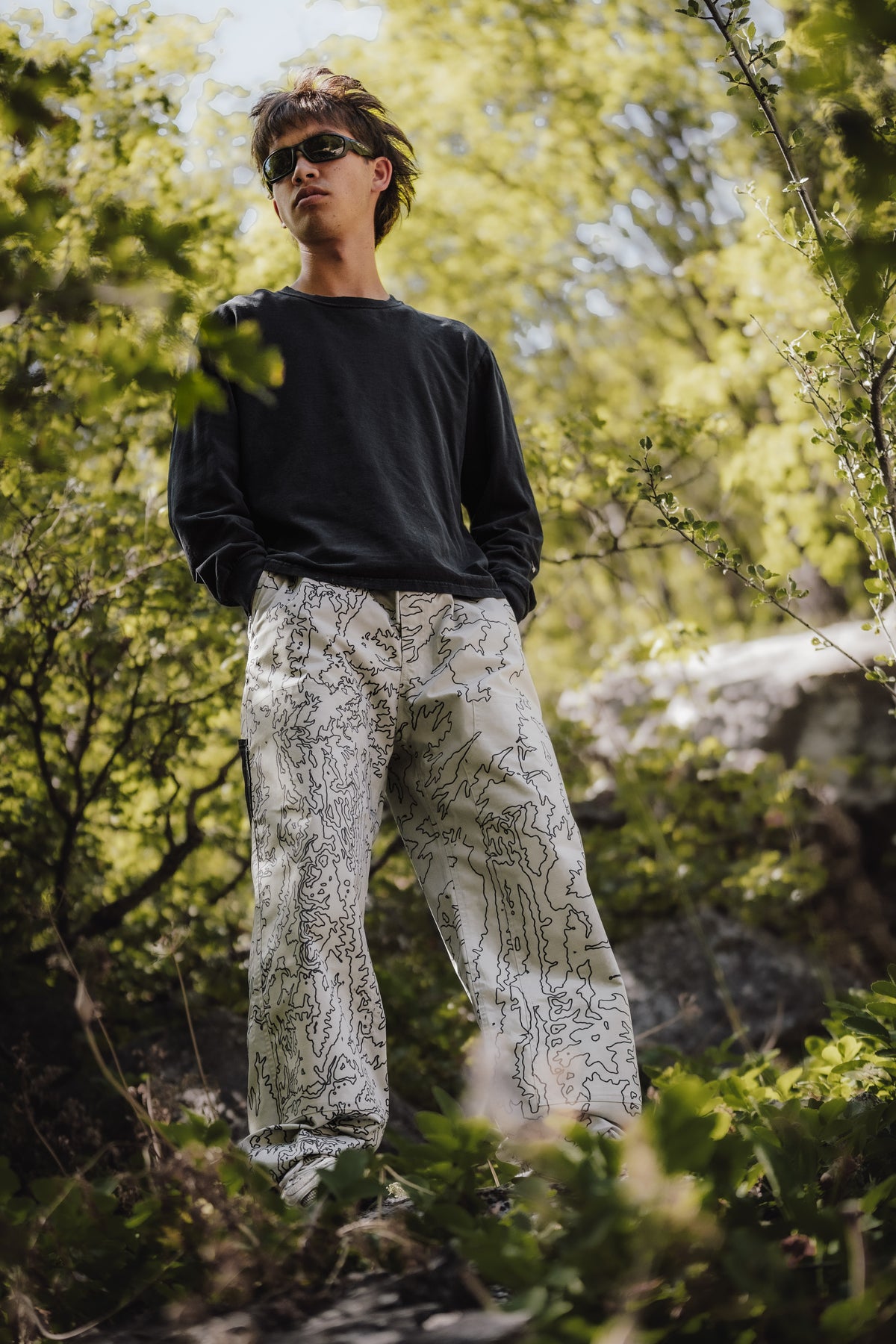 TOPOGRAPHY ESCAPE PANT [GRAY]