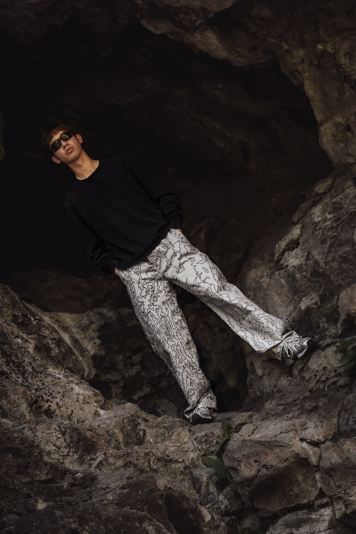 TOPOGRAPHY ESCAPE PANT [GRAY]