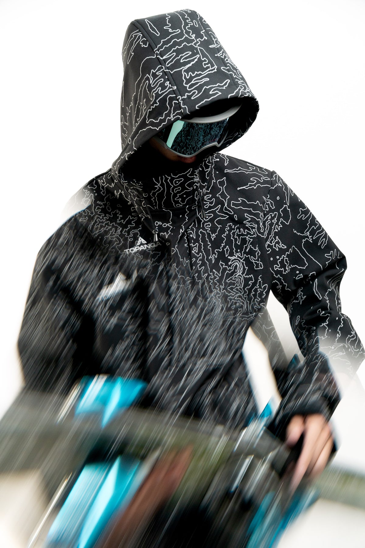 SNOW HOODIE [BLACK TOPO]