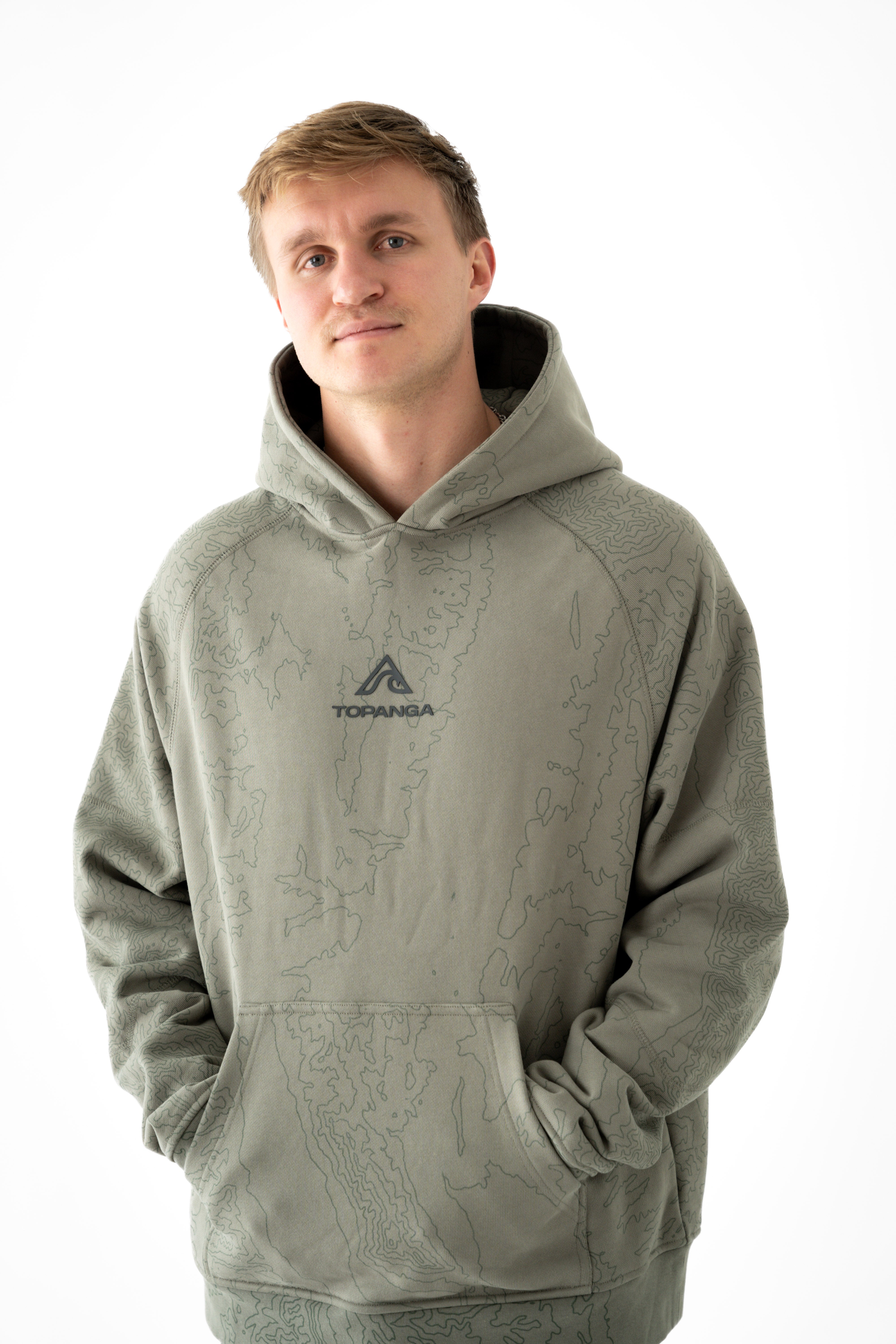 Heavyweight Topography Hoodie [Green] (PREORDER) – TOPANGA