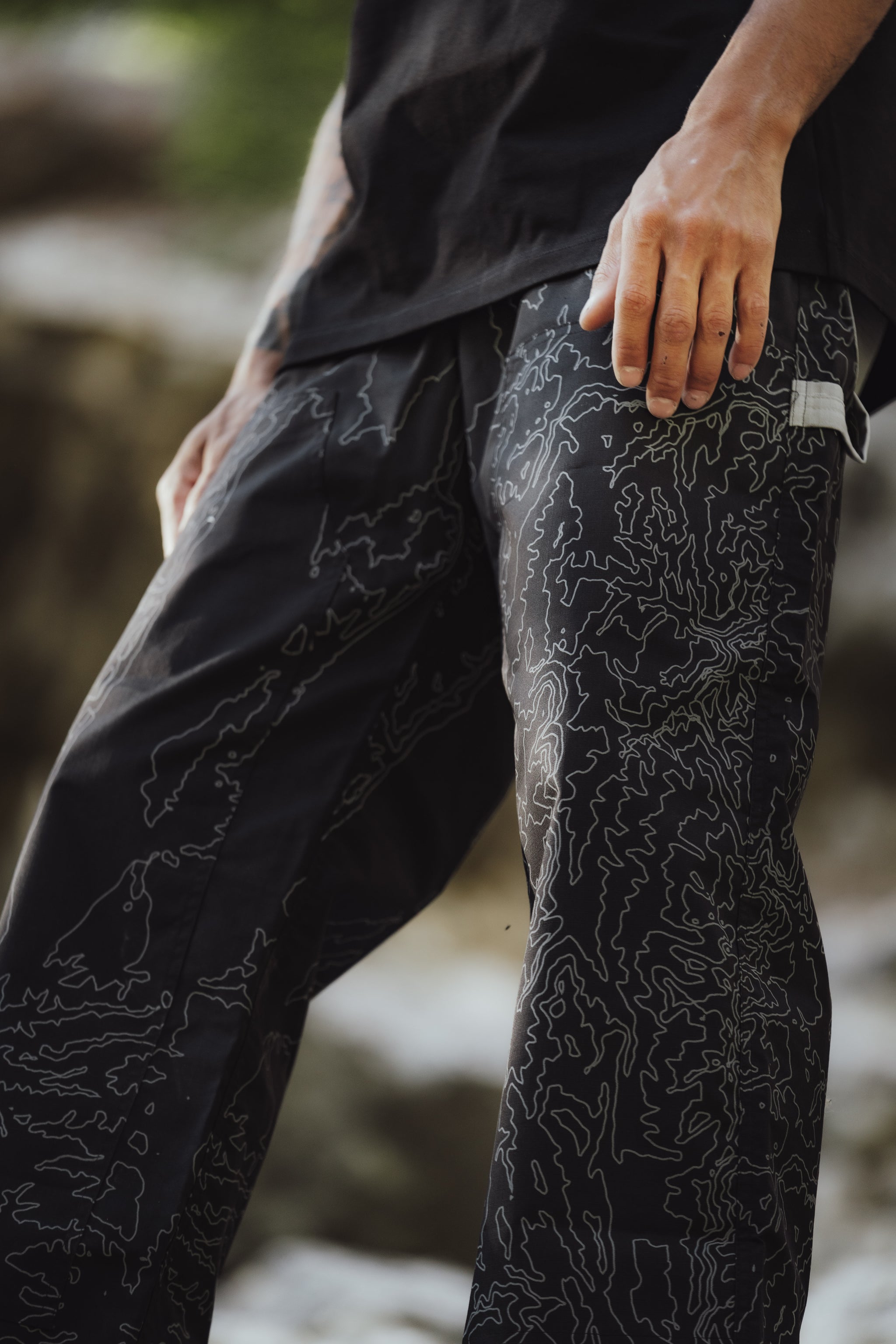 Topography Escape Pant - Black (PREORDER)