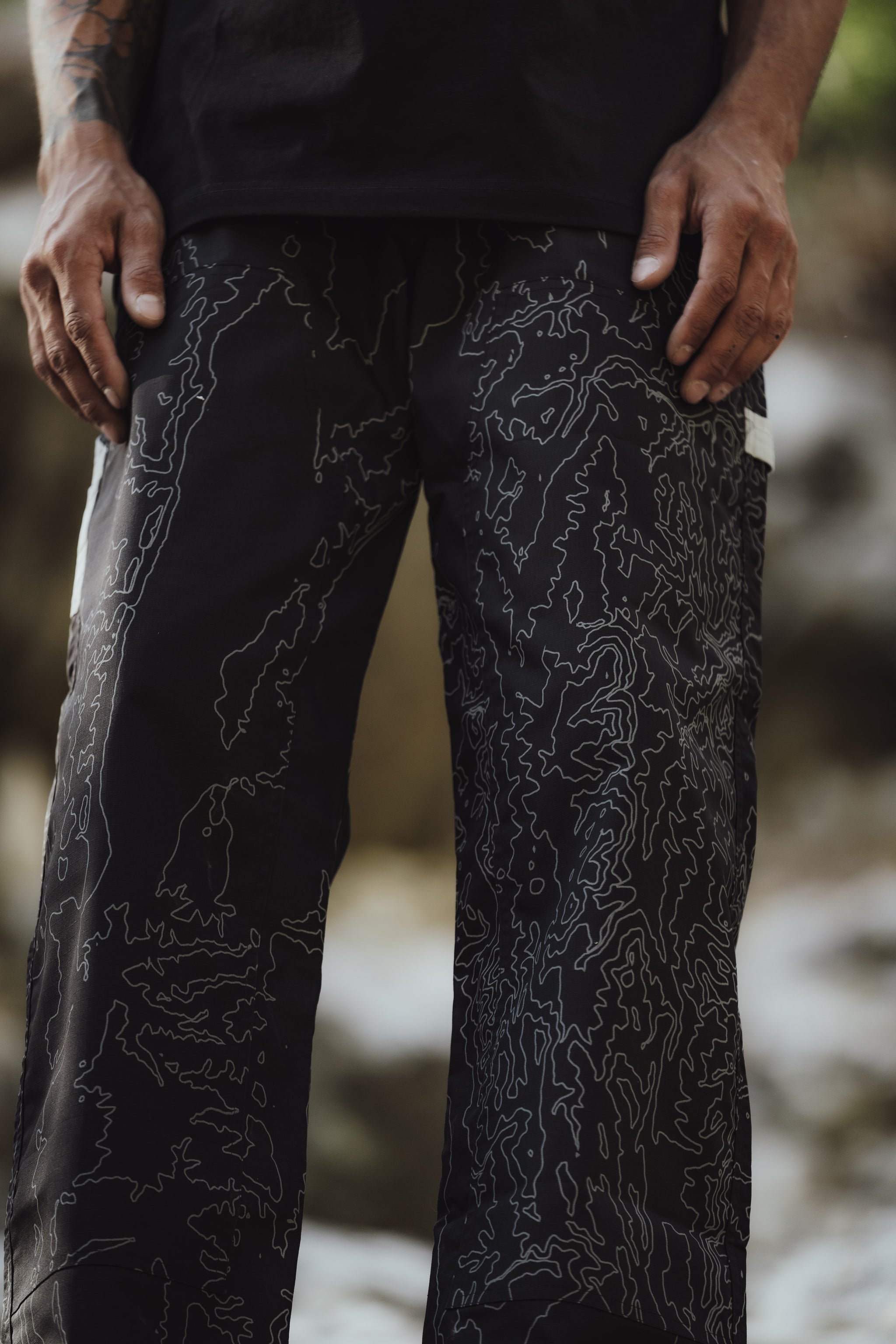 Topography Escape Pant - Black (PREORDER)