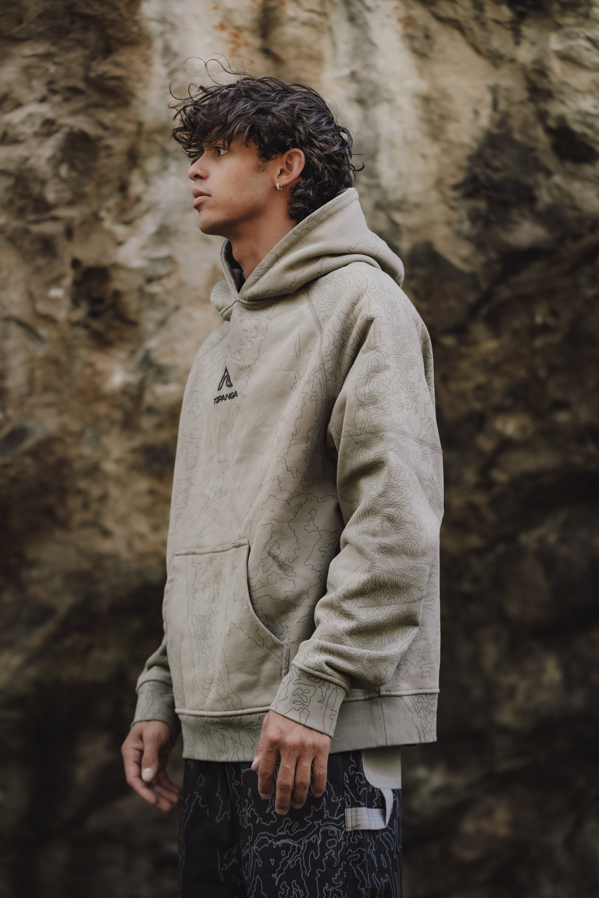Heavyweight Topography Hoodie [Green] (PREORDER)