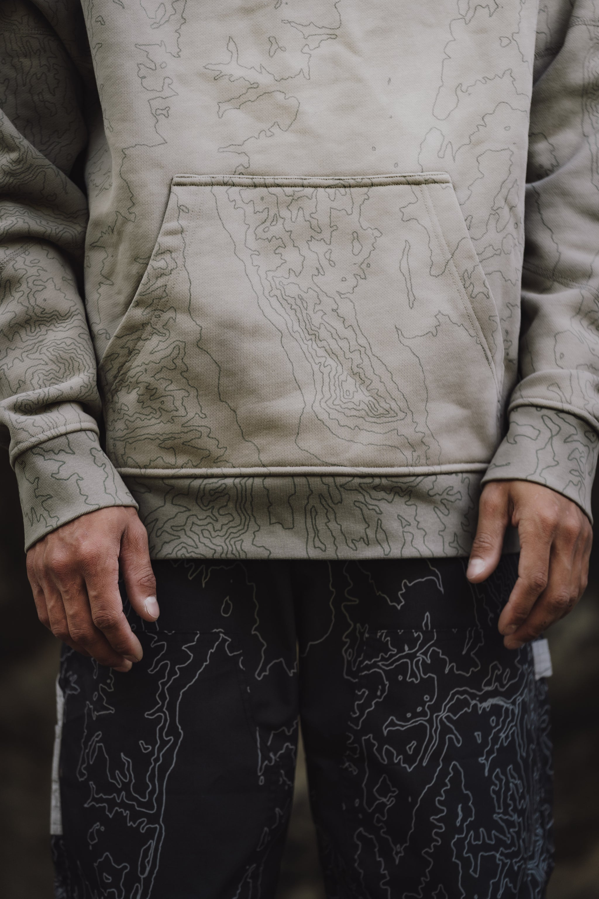 Heavyweight Topography Hoodie [Green] (PREORDER)