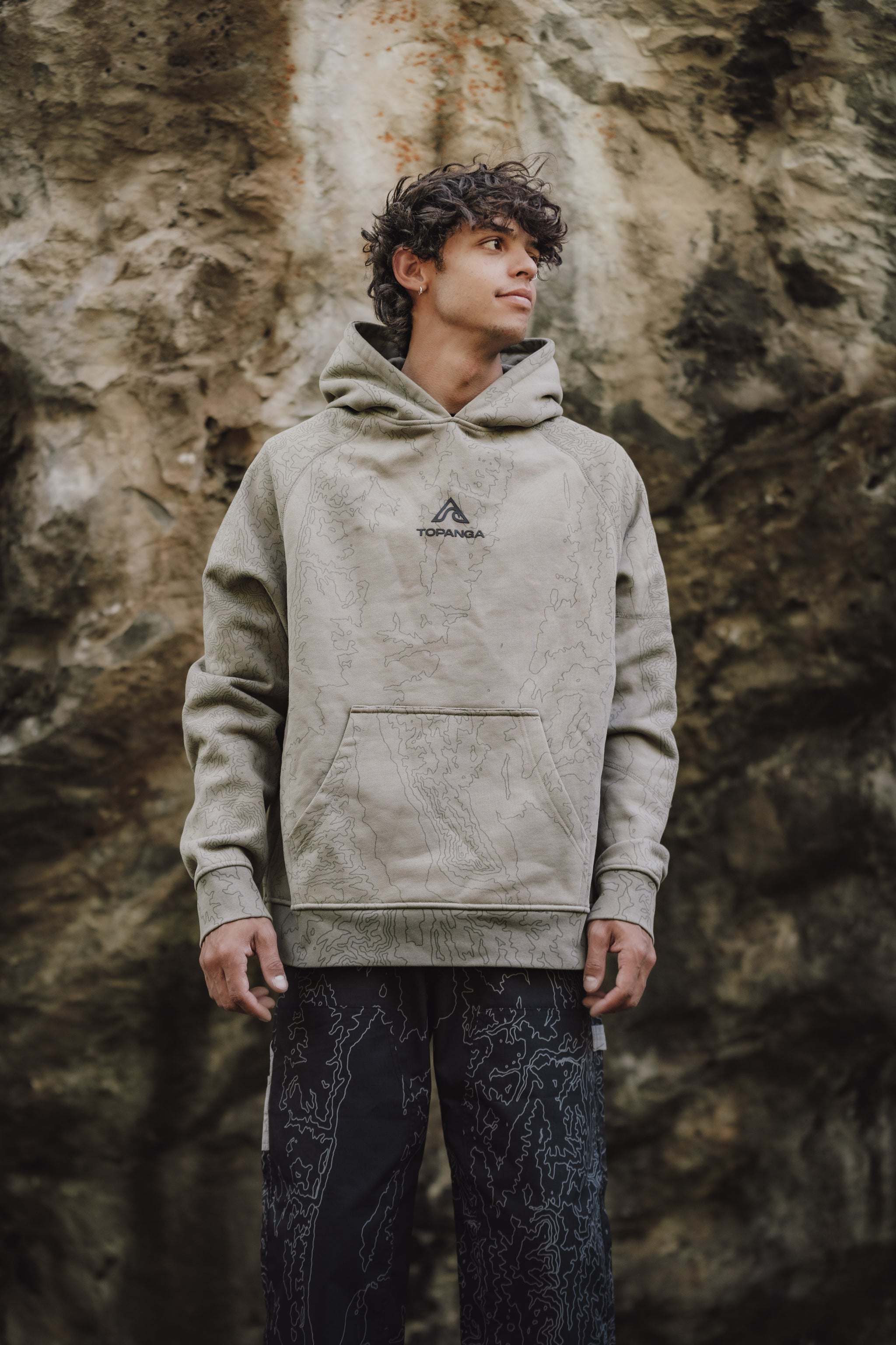 Heavyweight Topography Hoodie [Green] (PREORDER)