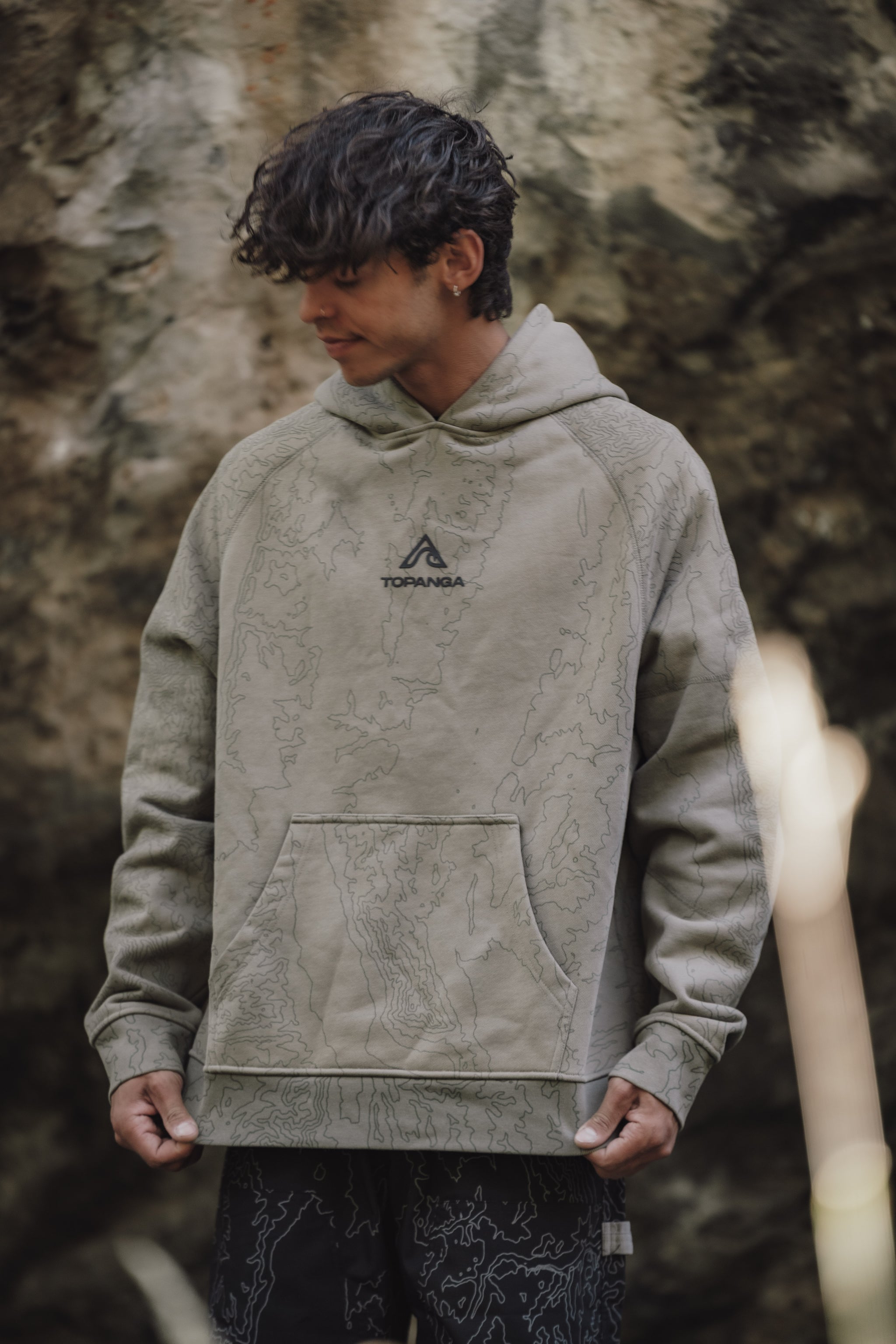 Heavyweight Topography Hoodie [Green] (PREORDER)