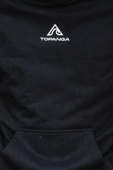 Heavyweight Topography Hoodie [Black]
