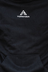 Heavyweight Topography Hoodie [Black]