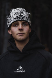 Heavyweight Topography Hoodie [Black]