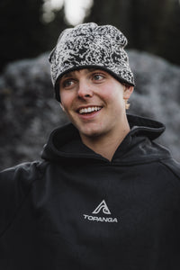 Heavyweight Topography Hoodie [Black]