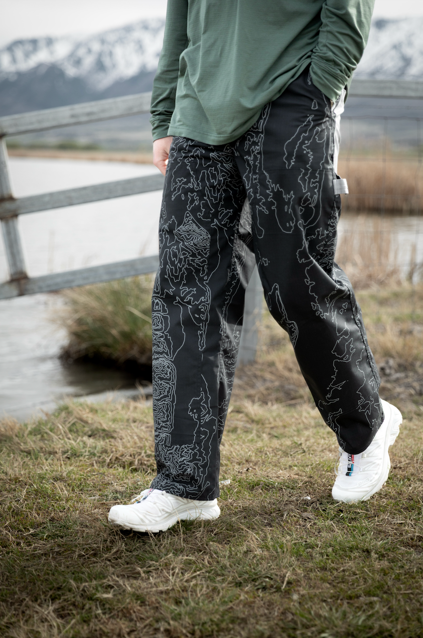 Topography Escape Pant - Black (PREORDER)