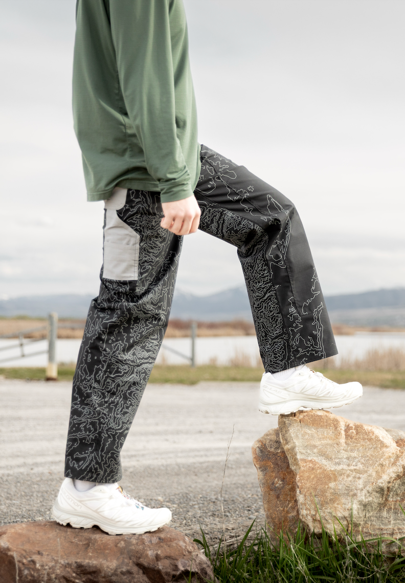 Topography Escape Pant - Black (PREORDER)