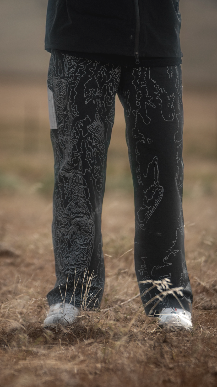 Topography Escape Pant - Black (PREORDER)