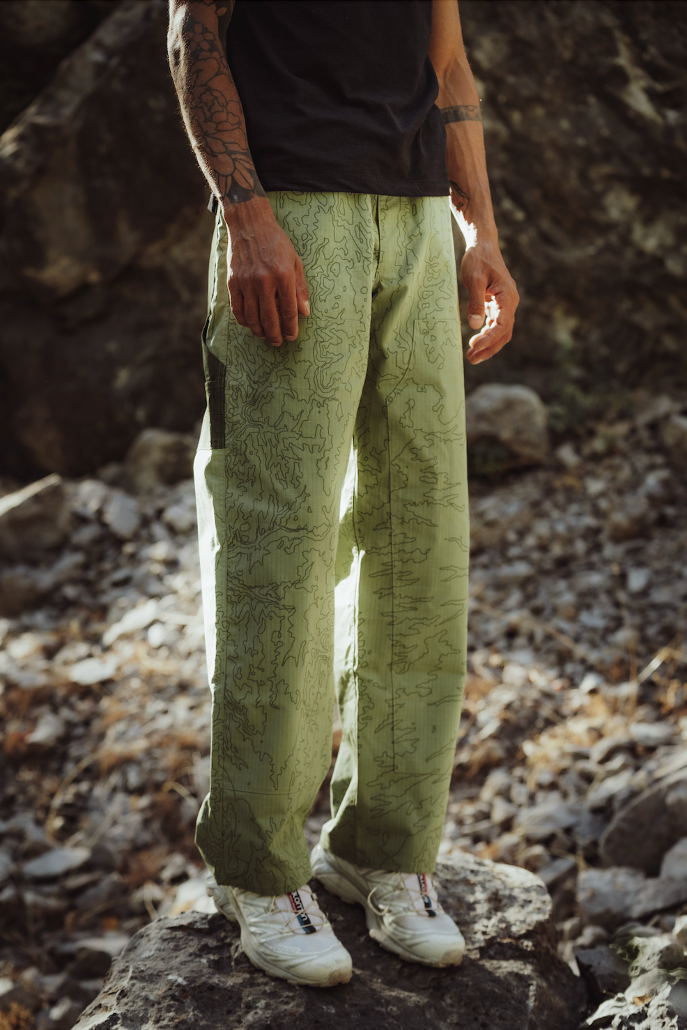TOPOGRAPHY ESCAPE PANT [GREEN]