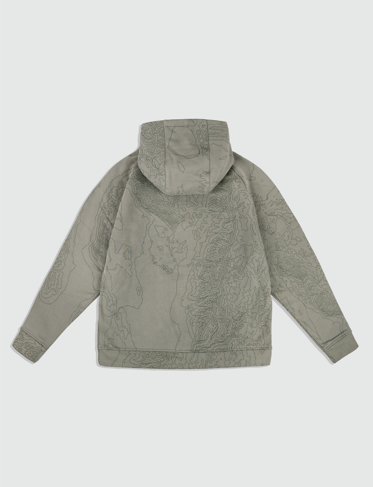 HEAVYWEIGHT TOPOGRAPHY HOODIE [GREEN]