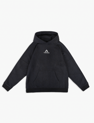 Heavyweight Topography Hoodie [Black]