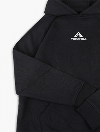 Heavyweight Topography Hoodie [Black]