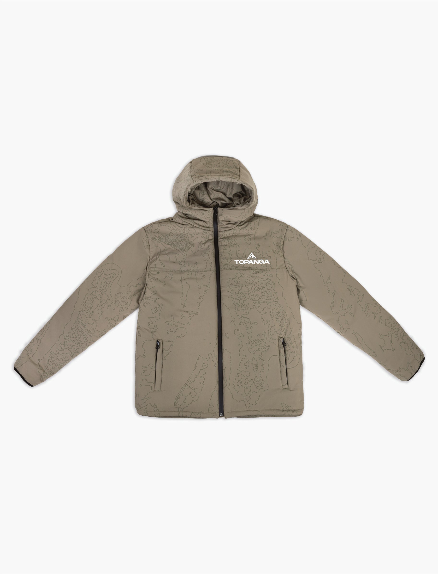 Topography Alpine Insulated Hooded Zip Up [Green] – TOPANGA