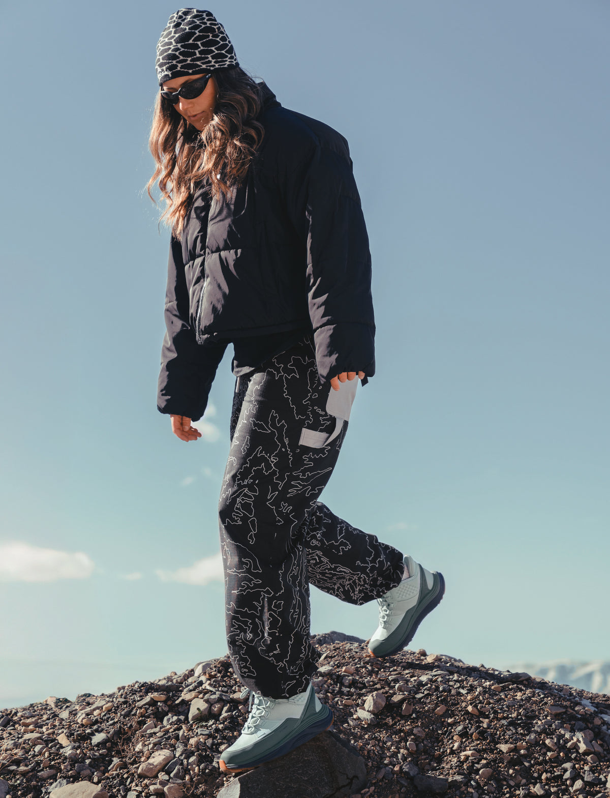 TOPOGRAPHY ESCAPE PANT [BLACK]