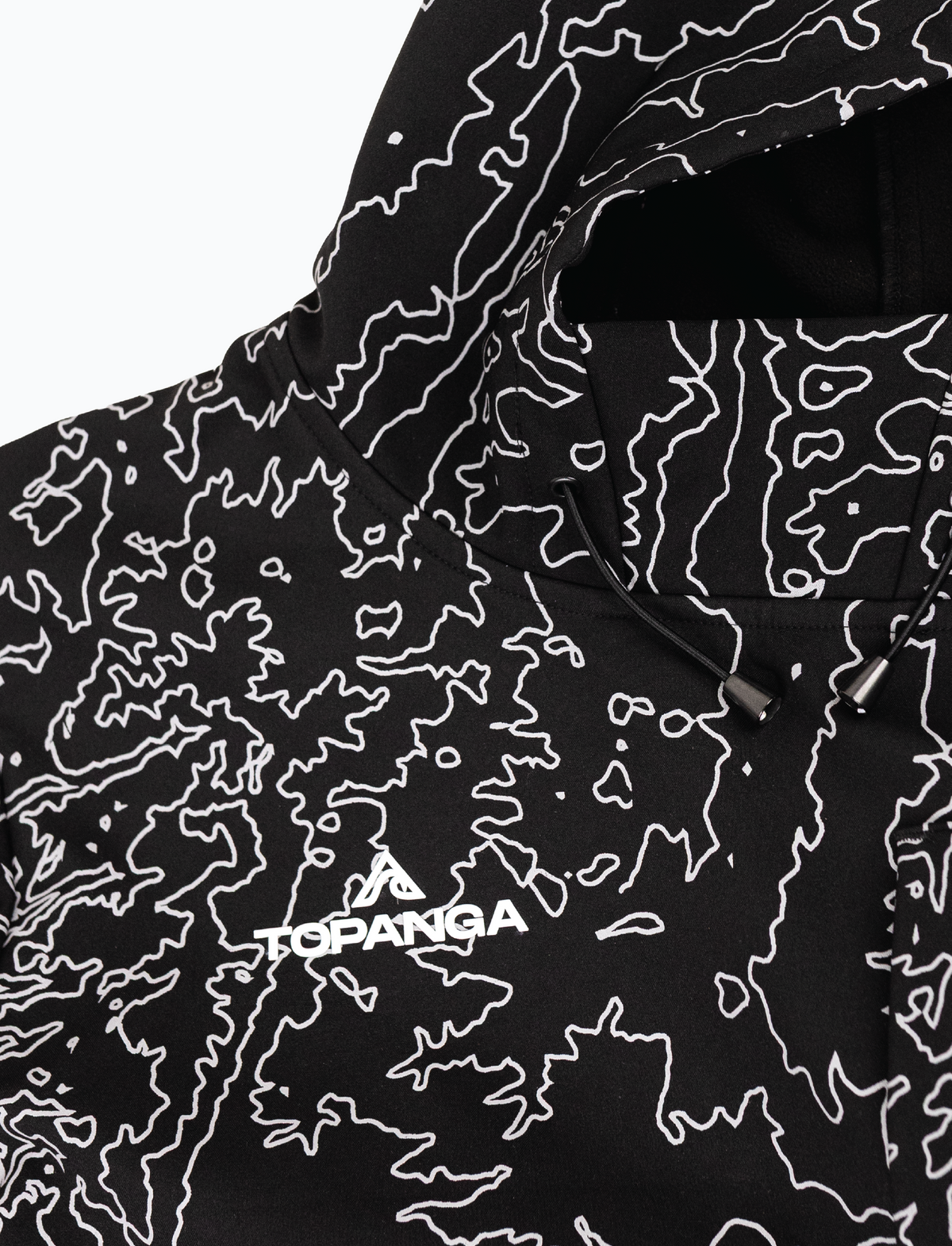 SNOW HOODIE [BLACK TOPO]