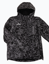 SNOW HOODIE [BLACK TOPO]