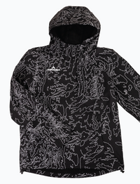 SNOW HOODIE [BLACK TOPO]