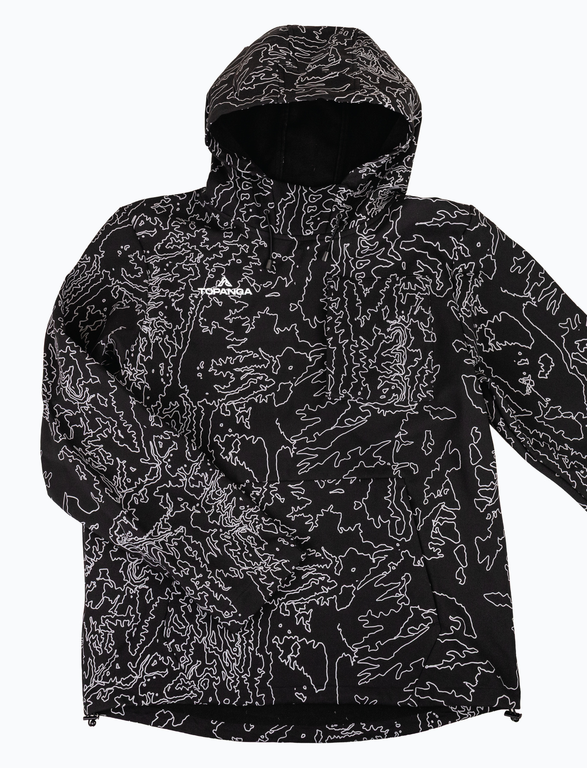 SNOW HOODIE [BLACK TOPO]