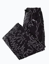 BAGGY SNOW PANTS [BLACK TOPO]