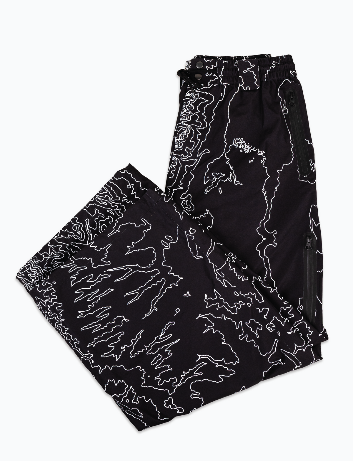BAGGY SNOW PANTS [BLACK TOPO]